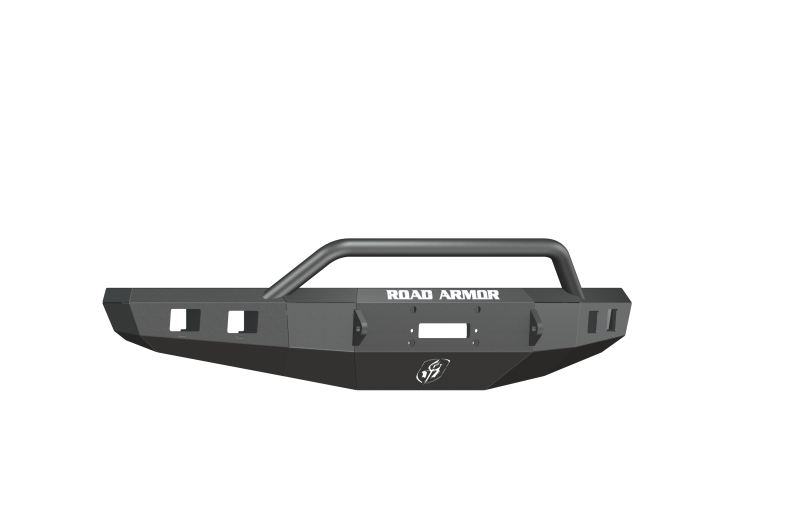 Ford F-150 Front Bumper - Road Armor - Stealth Front Winch Bumper w/Pre-Runner Guard - Tex Blk - `15-`17